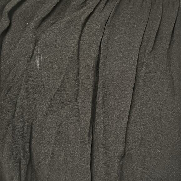 Farm Rio Long Sleeve Midi Dress Square Neck Black Floral Size Medium - Picture 8 of 8